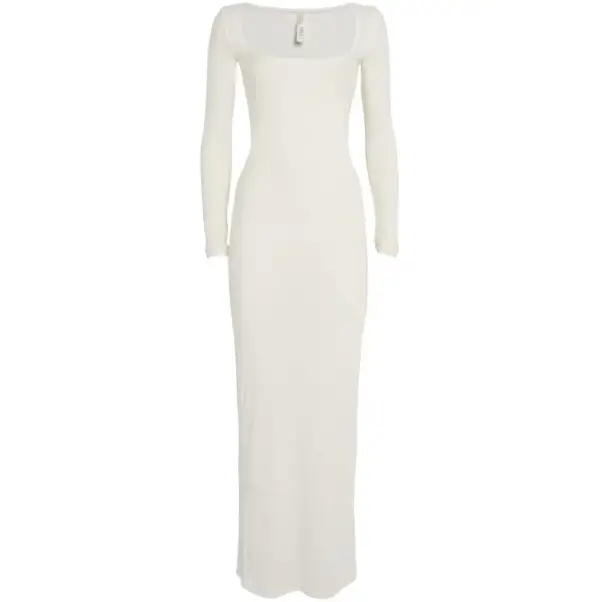 Soft Lounge Long-Sleeve Maxi Dress
