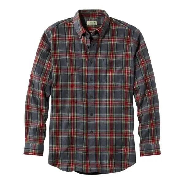 Scotch Plaid Flannel Shirt, Slightly Fitted