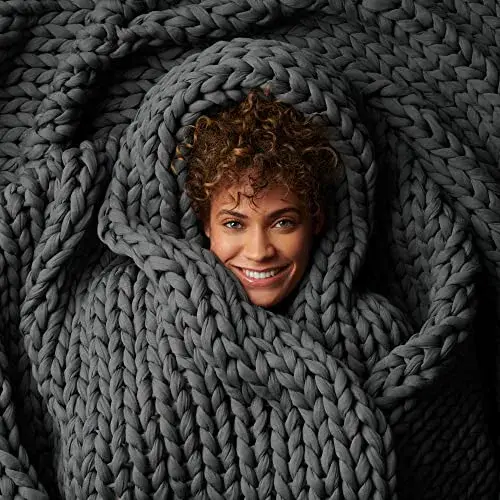 Cotton Knitted Weighted Blanket