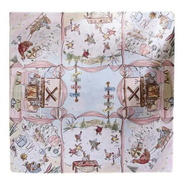 Dolly Winter Wonderland Mahjong Mat