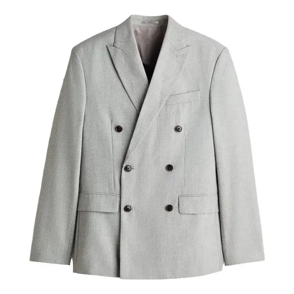 Regular-Fit Double-Breasted Jacket