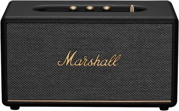 Marshall - Stanmore III Bluetooth Home Speaker with Bass / Treble / Volume Controls and 3.5 mm Auxiliary / RCA Inputs - Black