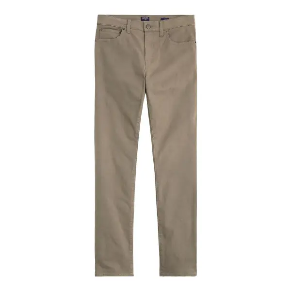 Slim-Fit Garment-Dyed Five-Pocket Pants