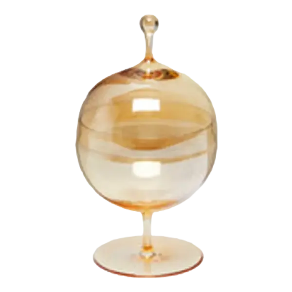 Hand-Blown Crystal Candy Dish II