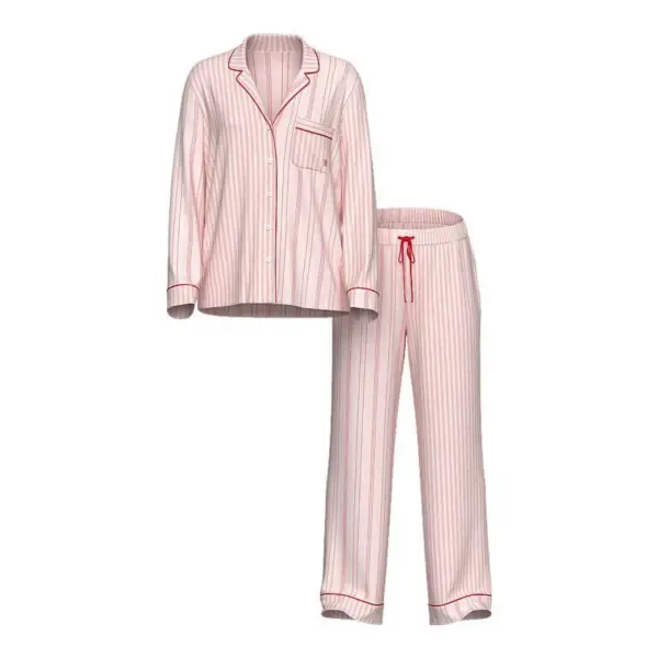 Flannel Long Pajama Set
