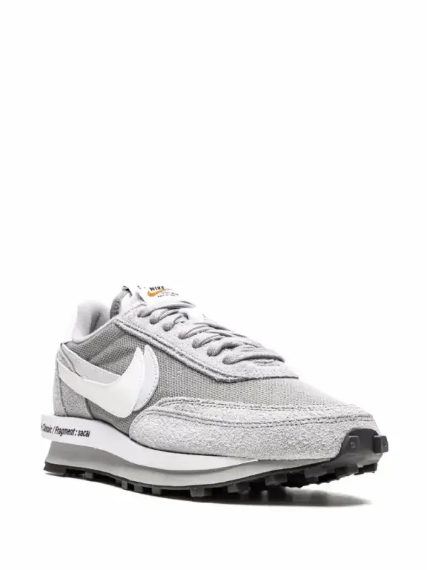 x sacai x Fragments LDWaffle "Grey" sneakers