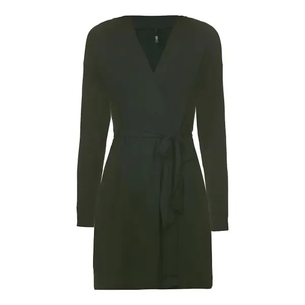 Soft Lounge Ribbed Short Robe