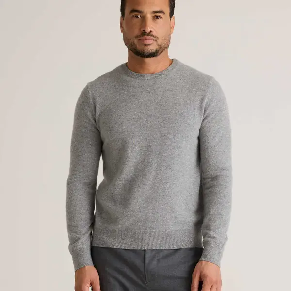 Mongolian Cashmere Crewneck Sweater