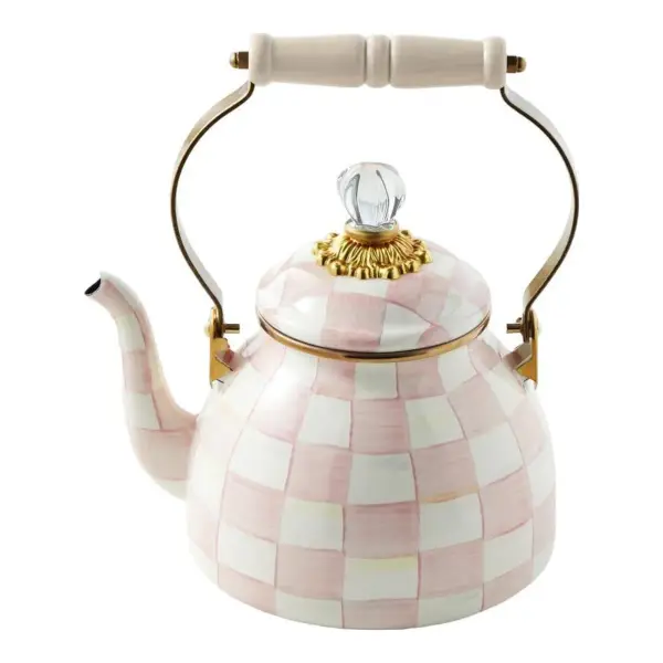 Rosy Check Tea Kettle