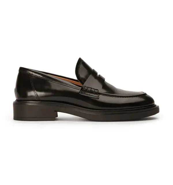 Cherish Black Hi Shine Flats