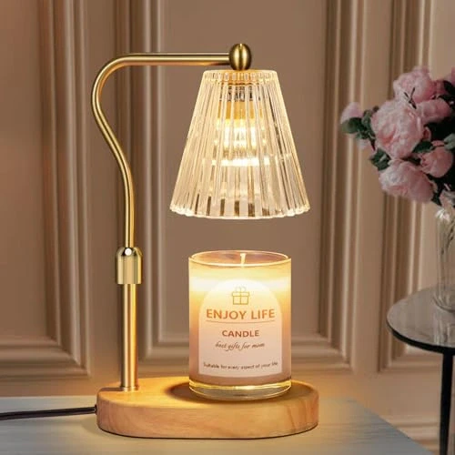 seenlast Candle Warmer Lamp with Timer Dimmer