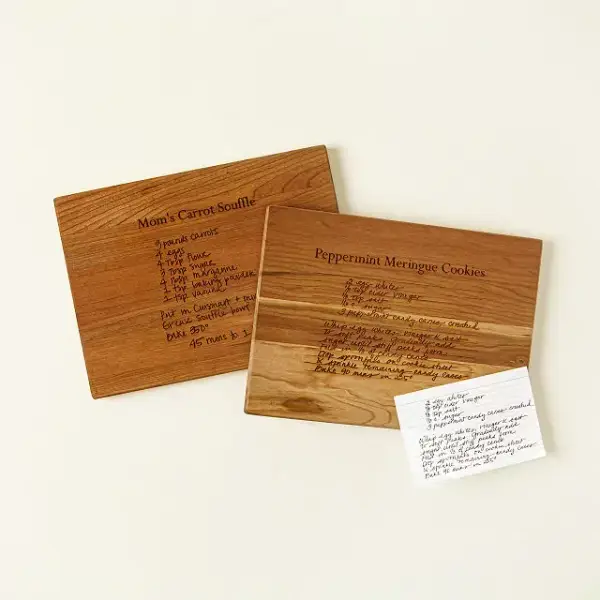 Personalized Family Recipe Board