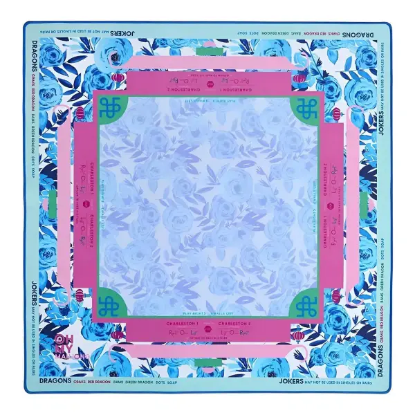 Oh My Mahjong x Brooke Wright Grand Bloom Neoprene Mahjong Mat