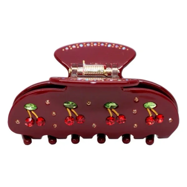 Sweetheart Clip in Bordeaux Cherry Pie