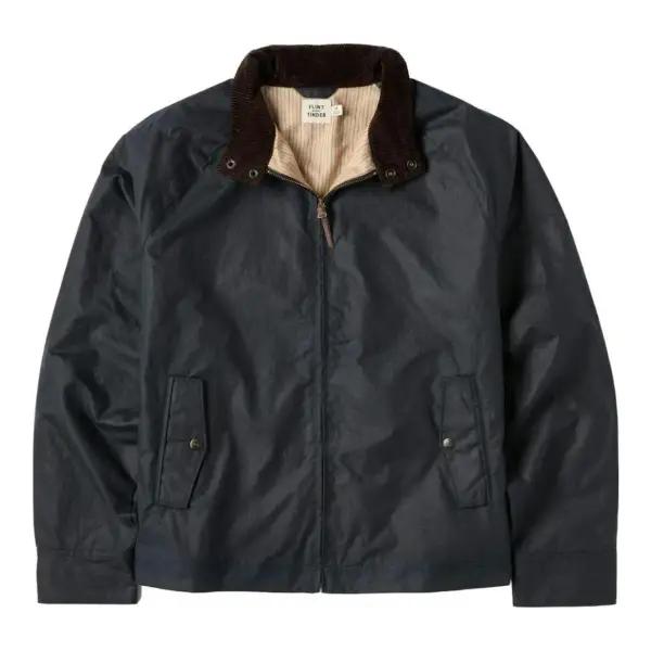 Waxed Harrington Jacket