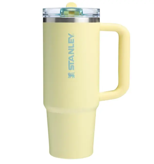 STANLEY Quencher ProTour Flip Straw Tumbler with Leakproof Lid 30 oz | Built-In Straw and Handle | Cup Holder Compatible for Travel | Insulated Stainless Steel Cup | BPA-Free | Pomelo