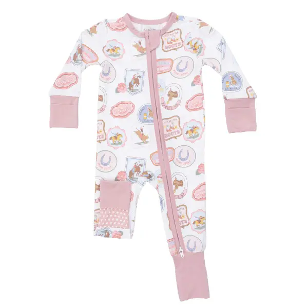 Rodeo Patches Pink - Convertible Romper