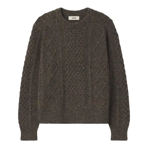 Irish Donegal Wool Cable Crew