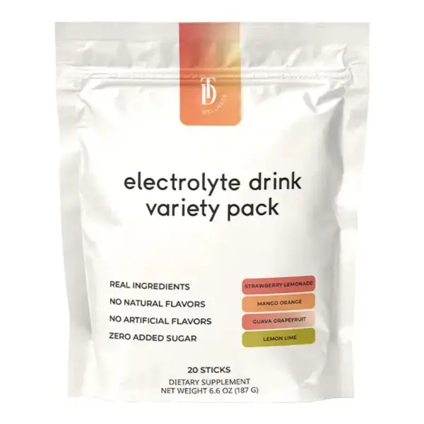 Electrolyte Drink Variety Pack 20 Sticks 6.6 oz