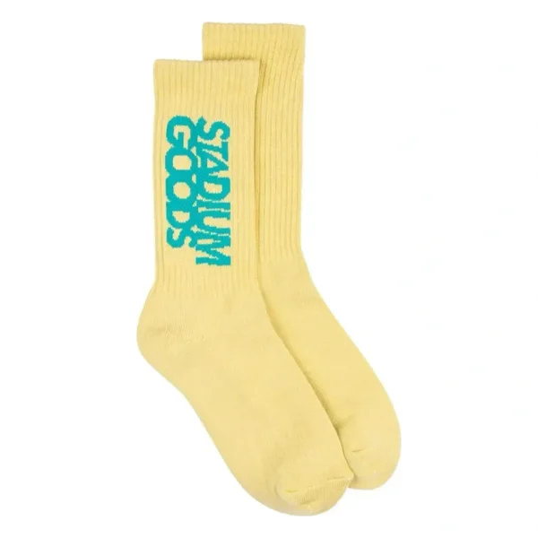 ribbed logo "Desert" socks
