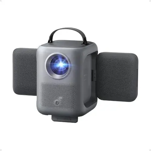 Anker Nebula P1i Portable Projector with WiFi and Bluetooth by soundcore, Flippable Design,1080P FHD, 4K Support, 380 ANSI Lumens, Auto Focus/Keystone, All-Glass Lens, Built-in Speaker