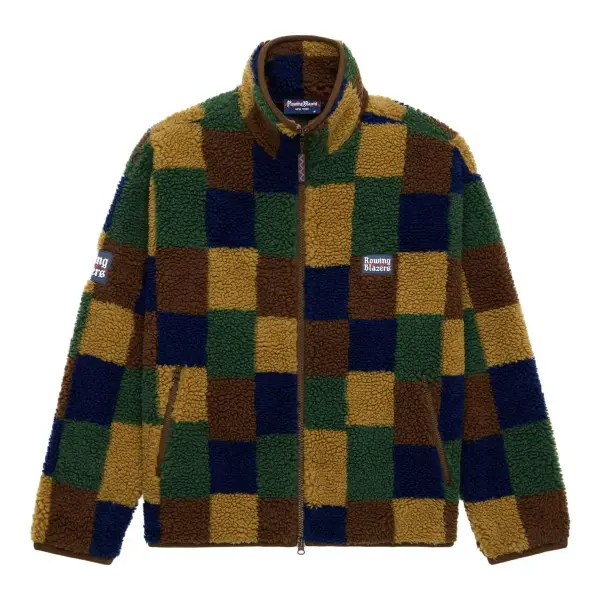 Patchwork Sherpa Jacket