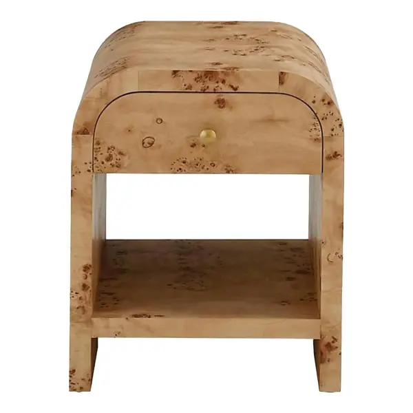 Serena Burl Side Table