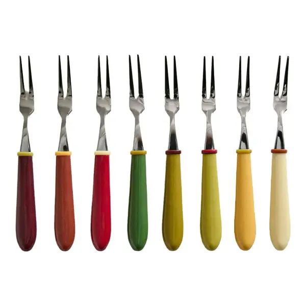 Pack of Mini Resin Forks in Colors (pack of 8)