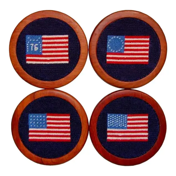 Needlepoint Coasters Set of 4