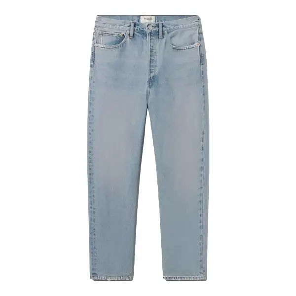 90's Crop Mid-Rise Straight Jeans