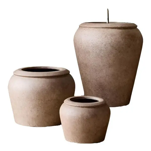 Colin King Washed Ficonstone Planters