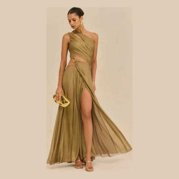 ZAN GOWN - GOLD FOIL