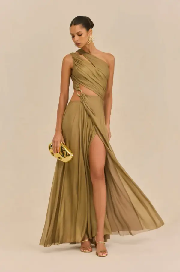 ZAN GOWN - GOLD FOIL