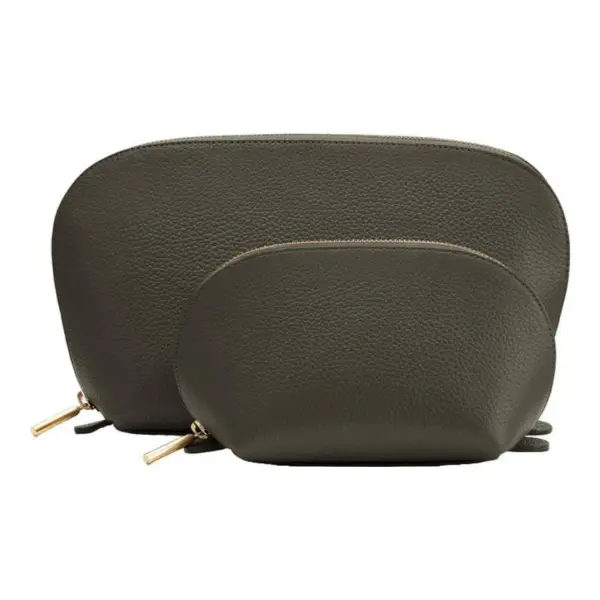 Leather Travel Case Set