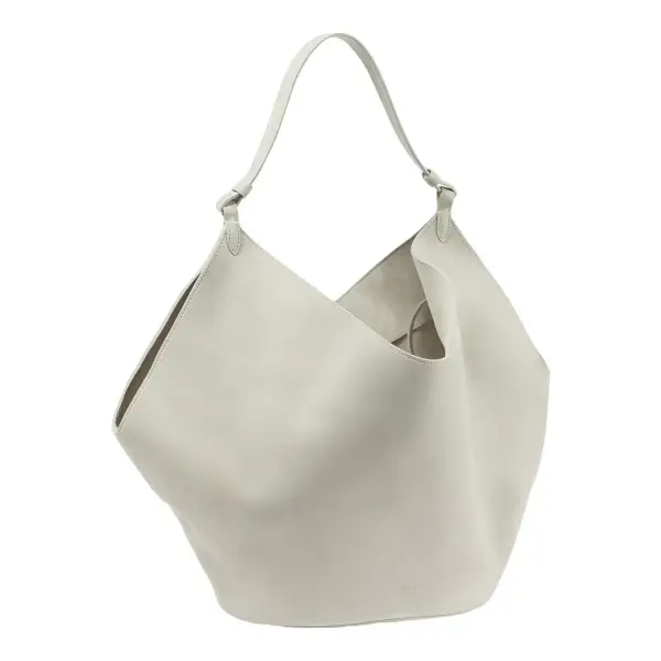 Lotus Suede Tote Bag