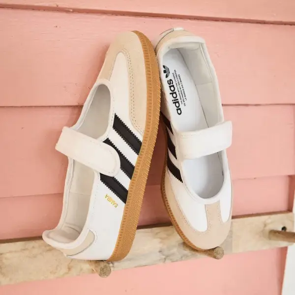 Womens adidas Samba Jane Athletic Shoe - Cloud White / Alumina / Core Black