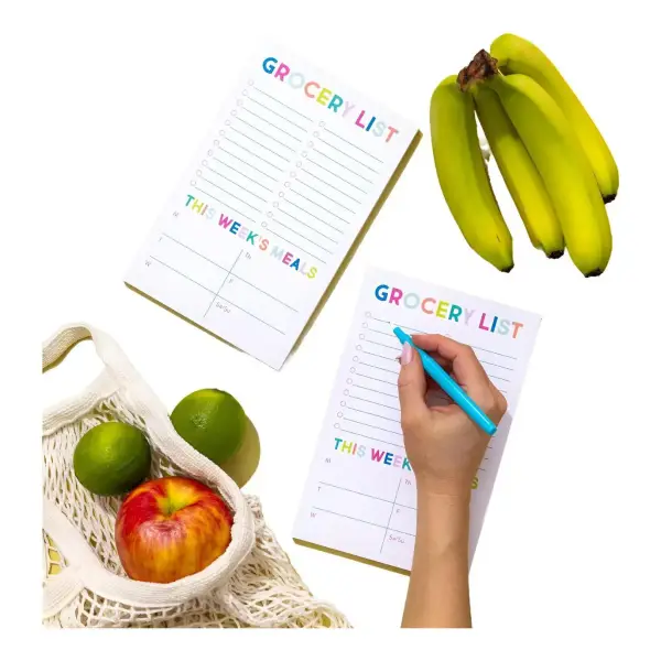 Grocery Meal Planning Notepad