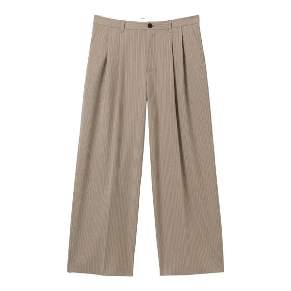 Nate Loose Fit Pleated Suit Trousers
