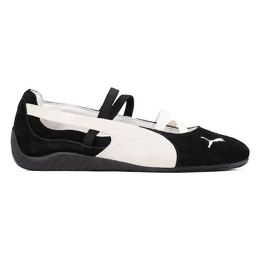 Womens PUMA Speedcat Ballet Shoe - PUMA Black / PUMA White / Warm White