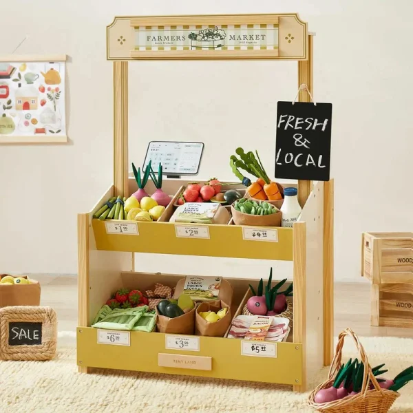 Tiny Land Kid's Grocery Store Playset