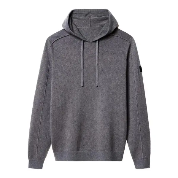 Emerson Knit Wool Cashmere Hoodie