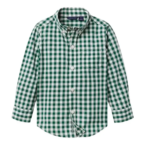 Gingham Flannel Shirt