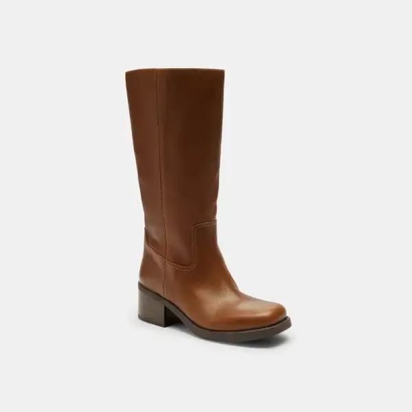 Coach Outlet Tall Boot - Women's Booties - Sable, Size: 9