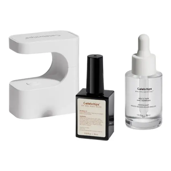 Salon U-ltimate UV Gel Nail Glue + Lamp + Bye Bye Adhesive