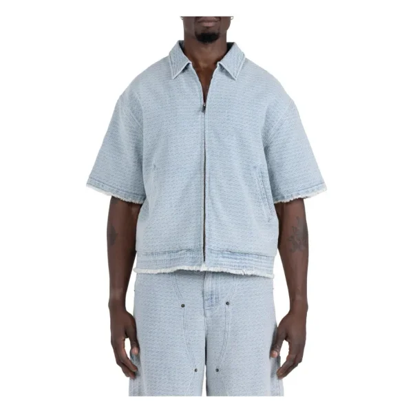 Honor The Gift Drop Shoulder Cotton Denim Shirt | Saks Fifth Avenue