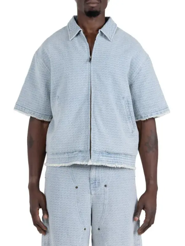 Honor The Gift Drop Shoulder Cotton Denim Shirt | Saks Fifth Avenue