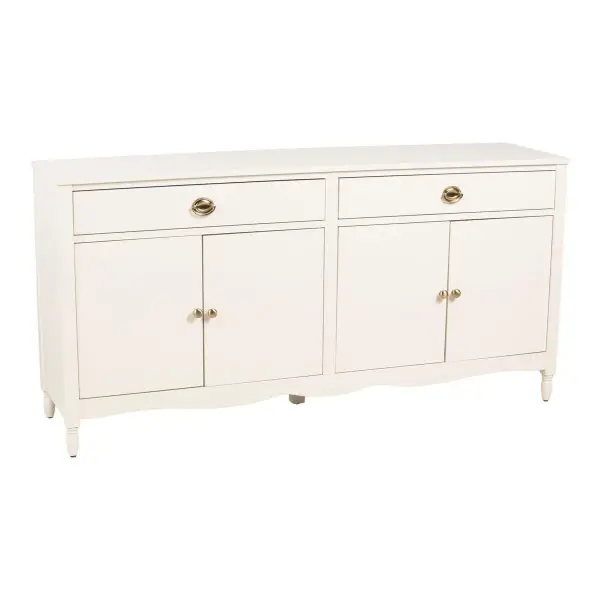 4 Door 2 Drawer Swoop Sideboard Table