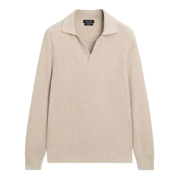 Knit Polo Sweater