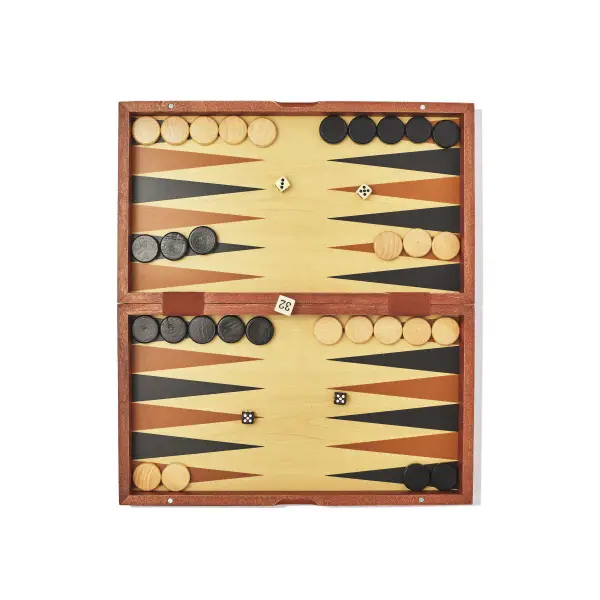 Wooden Luxe Backgammon Board