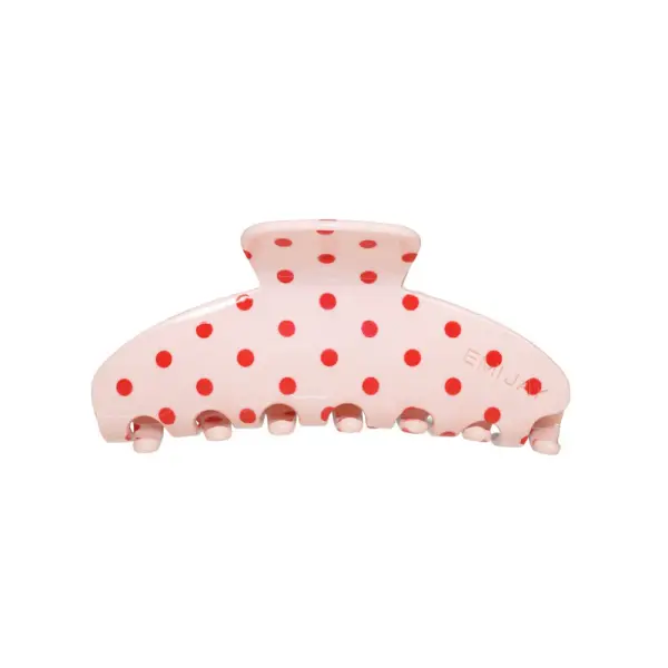 Big Effing Clip in Blush Polka Dot